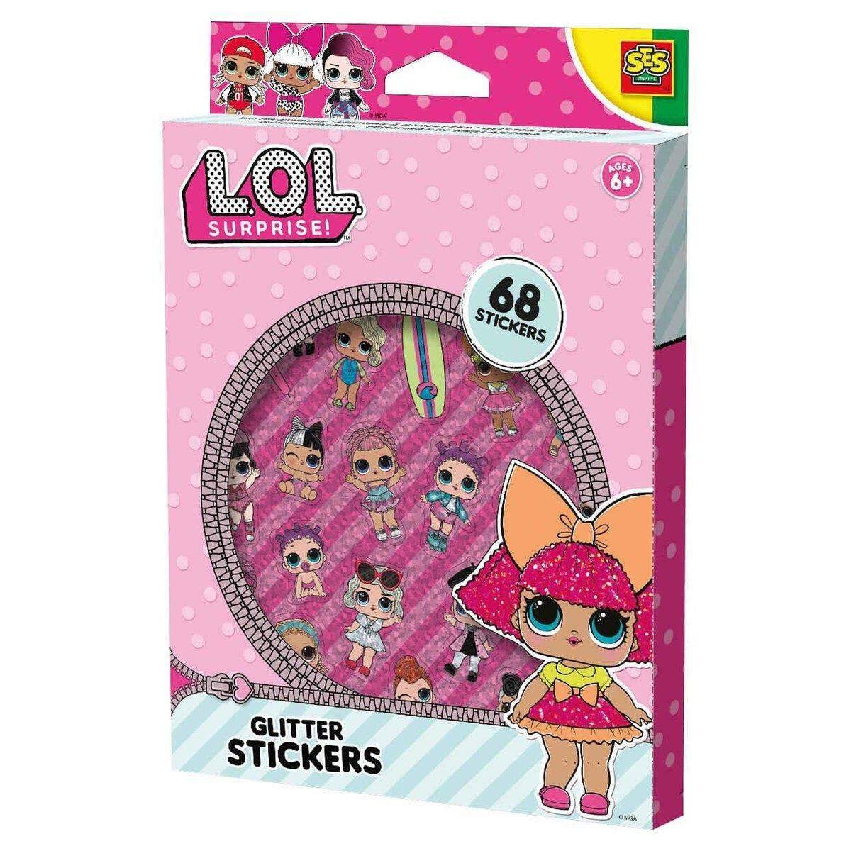 SES Creative L.O.L. Glitter Sticker