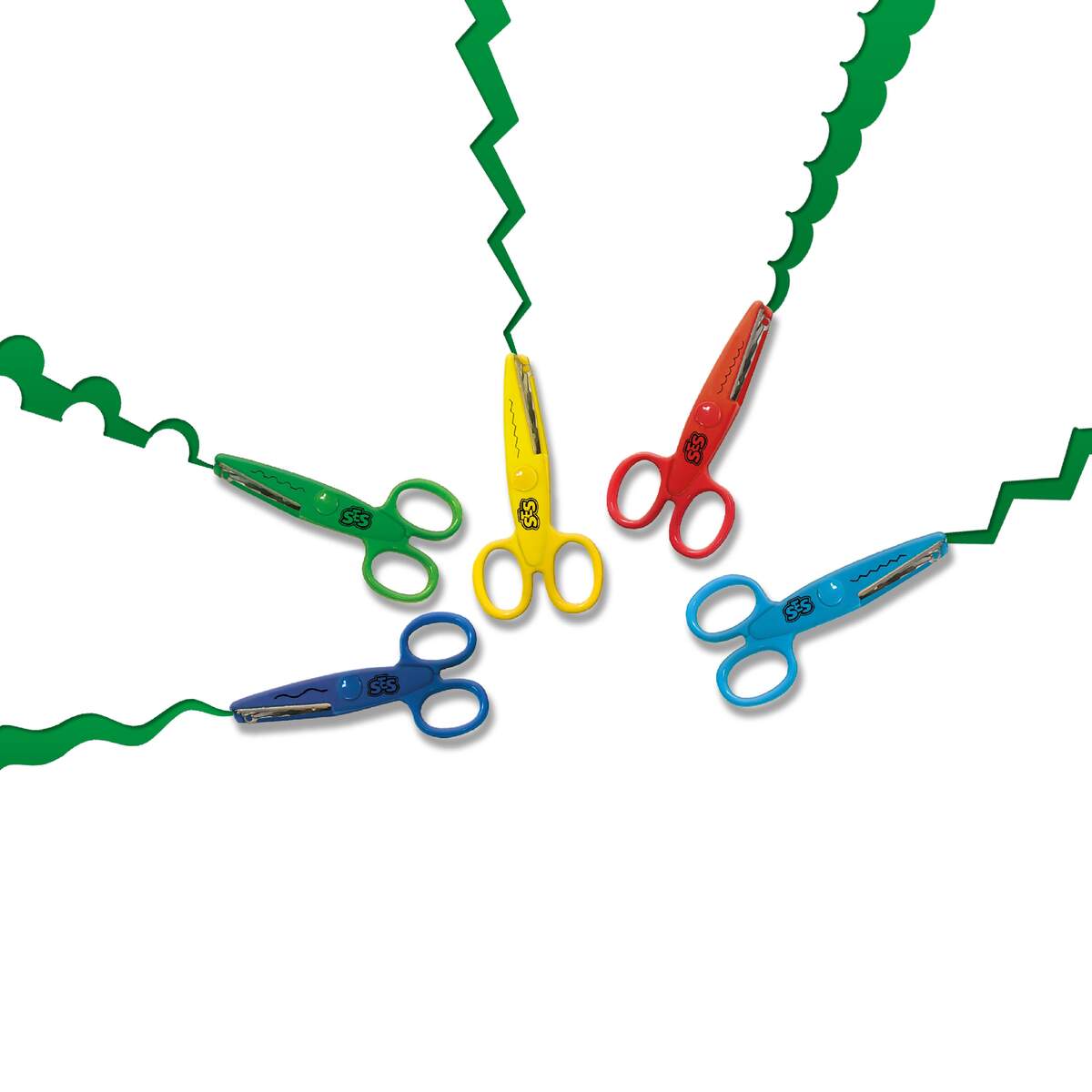 SES Creative Zig-Zag Scheren 4er Set