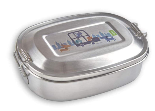 Sigikid Edelstahl Lunchbox, blau Green