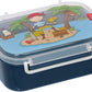 Sigikid Sammy Samoa - Brotdose mit buntem Druck, blau