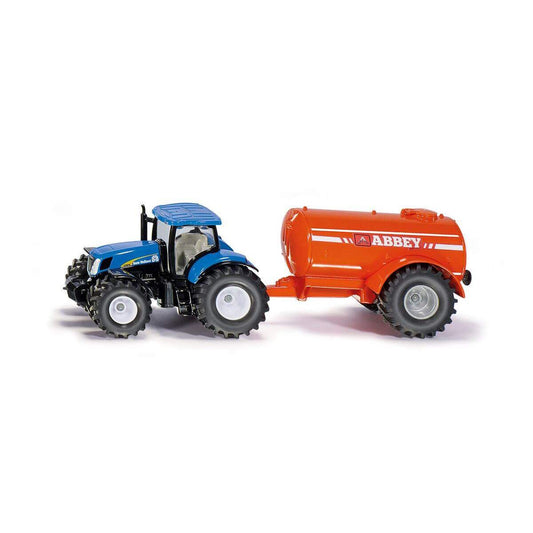 SIKU 1945 Traktor mit Ein-Achs-Güllefass