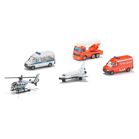 SIKU 6282 Geschenkset 3 Fahrzeuge, 5-teilig