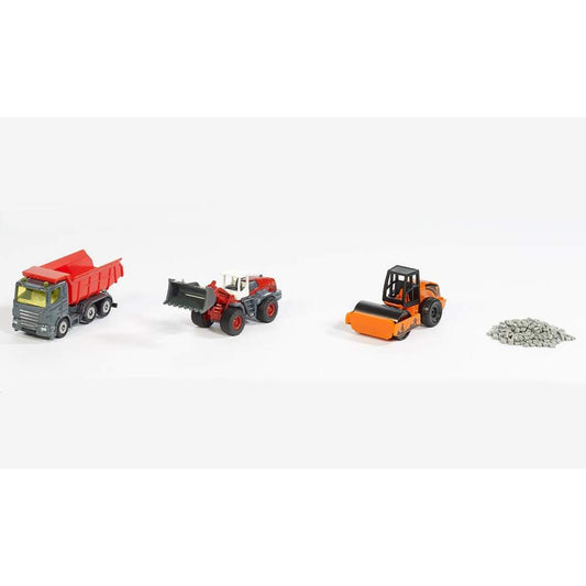 SIKU 6329 Geschenkset Straßenbau