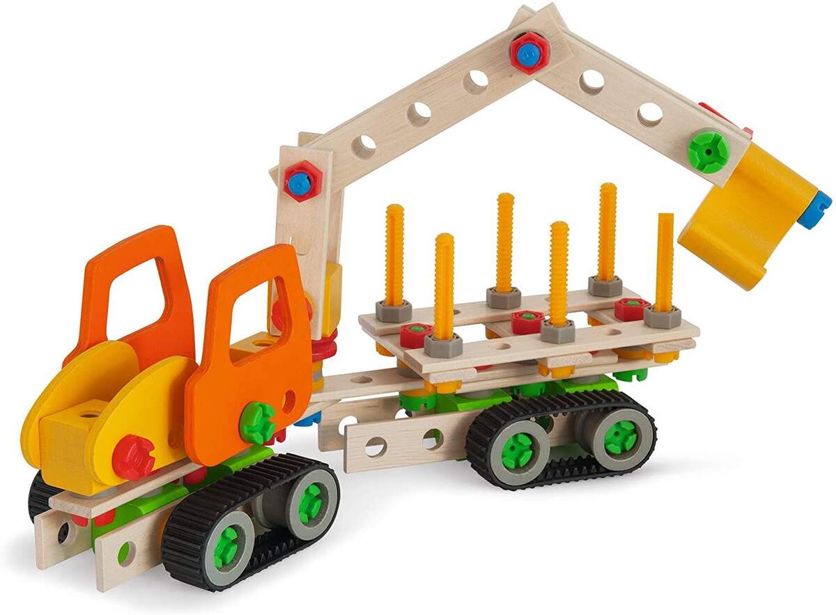 Simba Eichhorn Constructor Raupenbagger, 170-teilig