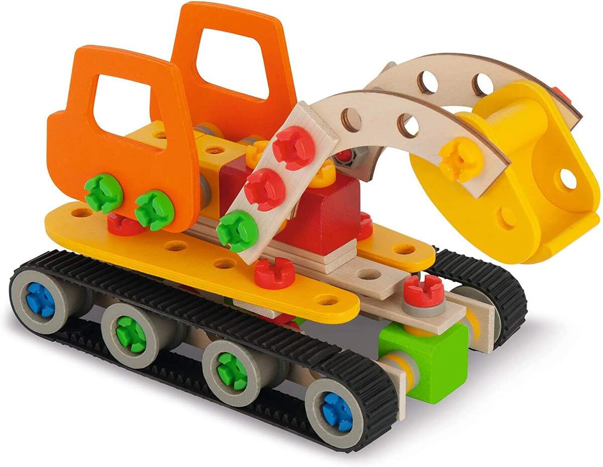 Simba Eichhorn Constructor Raupenbagger, 170-teilig