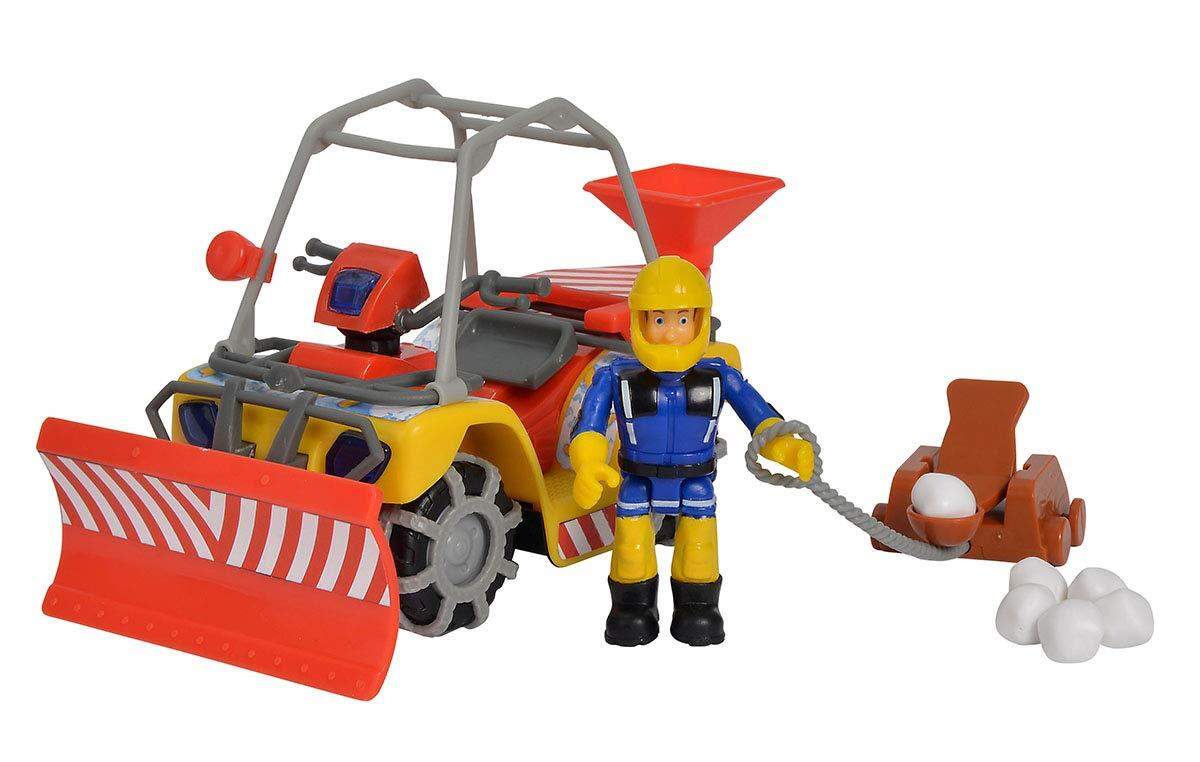 Simba Feuerwehrmann Sam Mercury Schnee Quad mit Figur