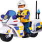 Simba Feuerwehrmann Sam Polizei Motorrad mit Figur