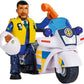 Simba Feuerwehrmann Sam Polizei Motorrad mit Figur
