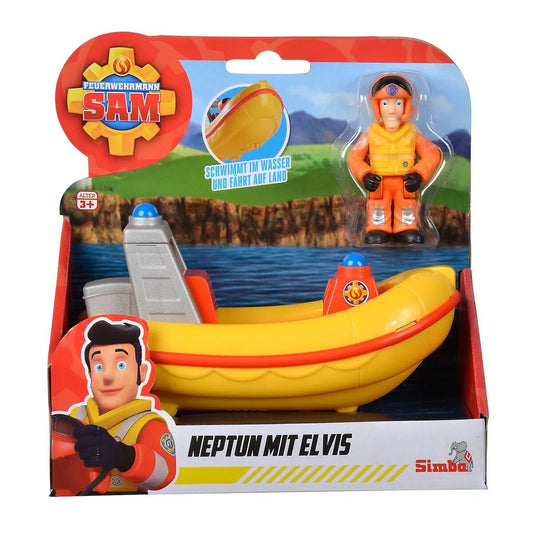 Simba Feuerwehrmann Sam Junior Neptun mit Elvis Figur