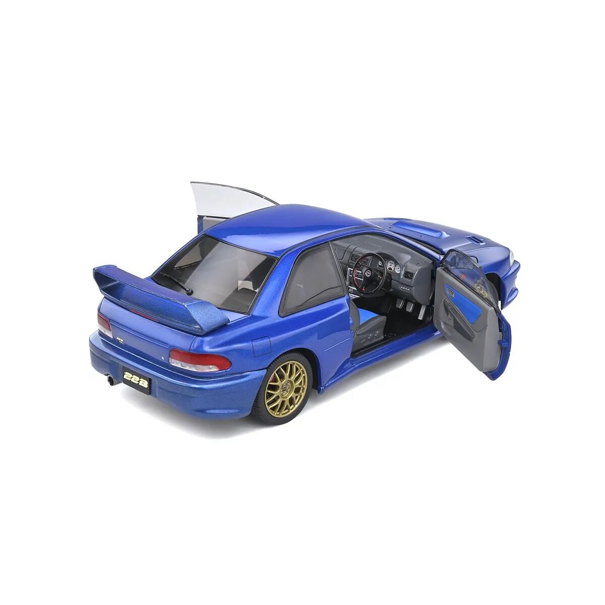 Solido 1:18 Subaru Impreza 22B blau
