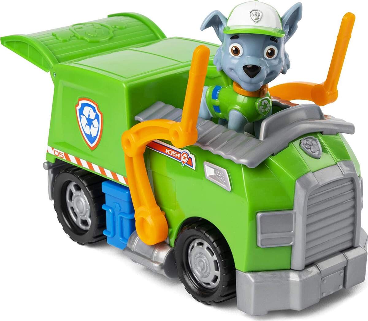 Spin Master Paw Patrol - Recycling Fahrzeug mit Rocky Figur