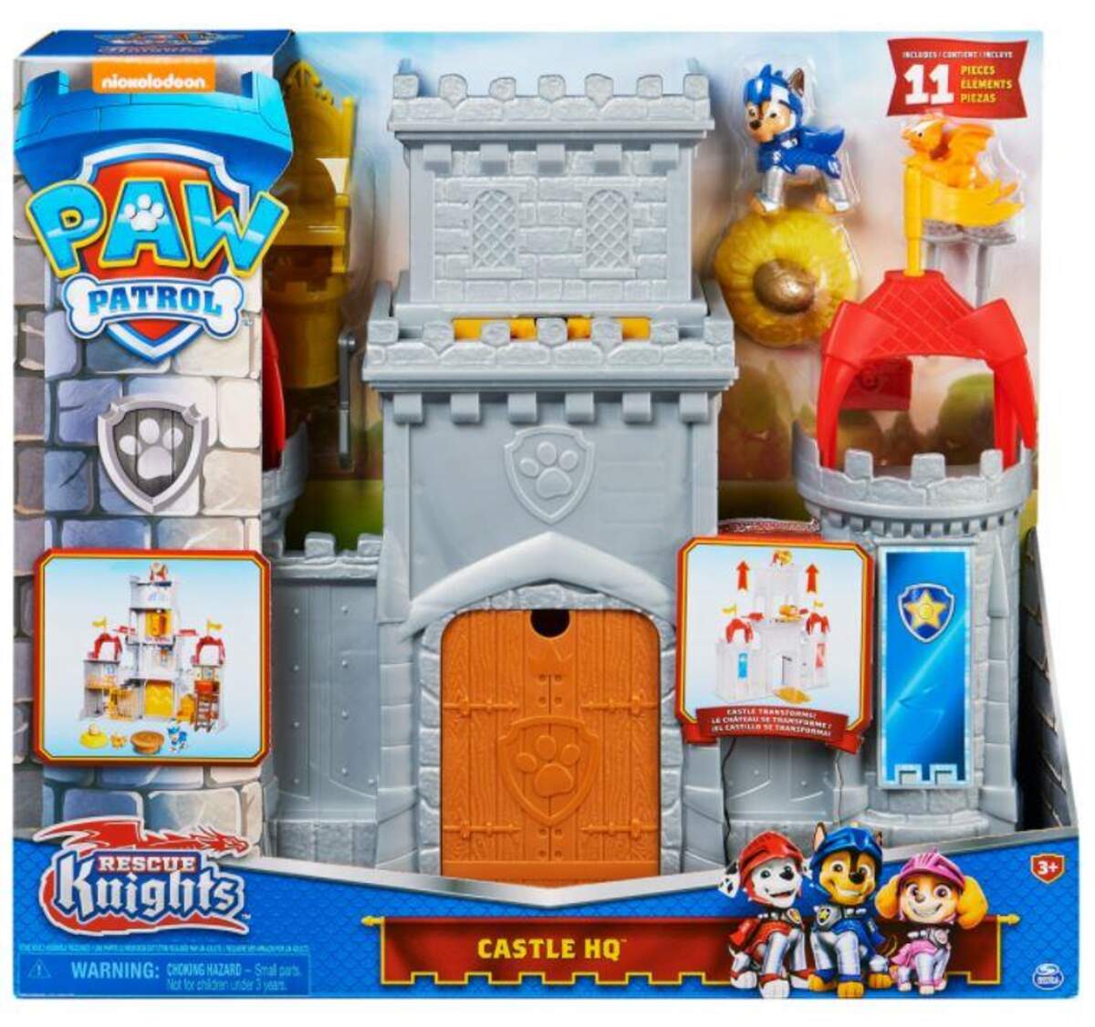 Spin Master Paw Patrol Rescue Knights Castle Spielset mit Chase