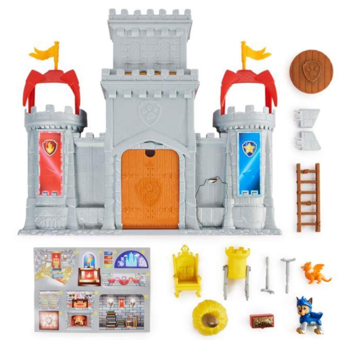 Spin Master Paw Patrol Rescue Knights Castle Spielset mit Chase
