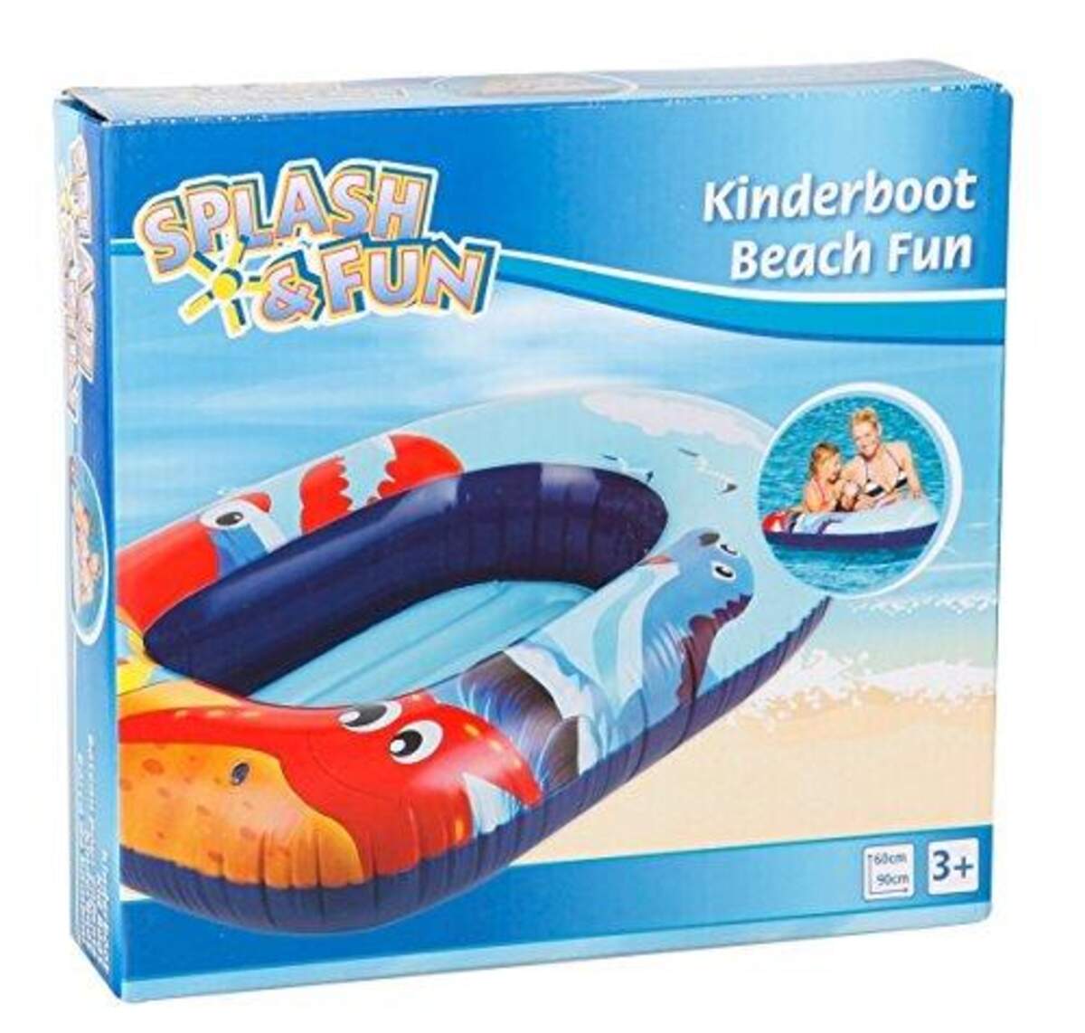 Splash & Fun Kinderboot Beach Fun 95 x 60 cm