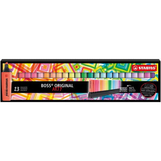 STABILO® Textmarker BOSS ORIGINAL ARTY Tischset 23er