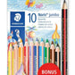 STAEDTLER® Jumbo Farbstiftset Noris Club mit Schreiblernstift