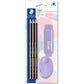 STAEDTLER® Pastell Set 61, mit 3 Bleistiften, 1 Radierer, 1 Spitzer sortiert