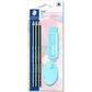 STAEDTLER® Pastell Set 61, mit 3 Bleistiften, 1 Radierer, 1 Spitzer sortiert