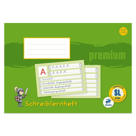 Staufen Premium Schreiblernheft LinSL A4 quer 16 Blatt 90g/qm
