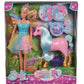 Steffi als Fee mit schwangerem Einhorn
