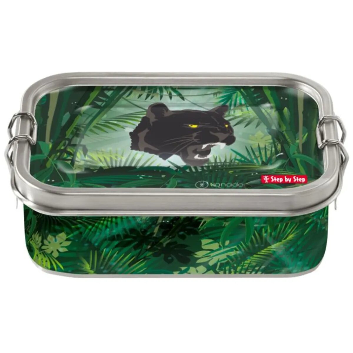 Step by Step Edelstahl-Lunchbox "Wild Cat Chiko"