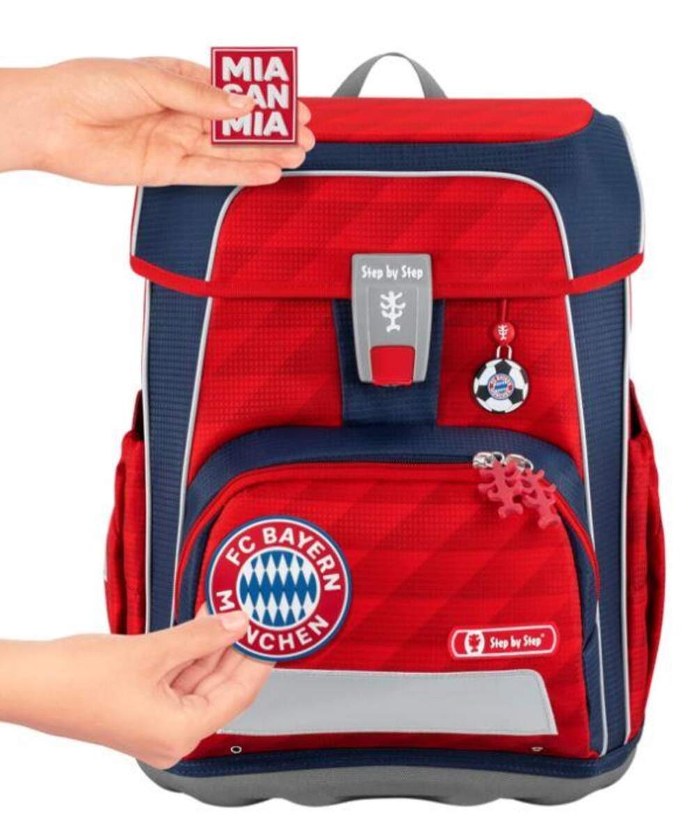 Step by Step Schulranzen-Set „CLOUD“, FC Bayern, Mia san Mia
