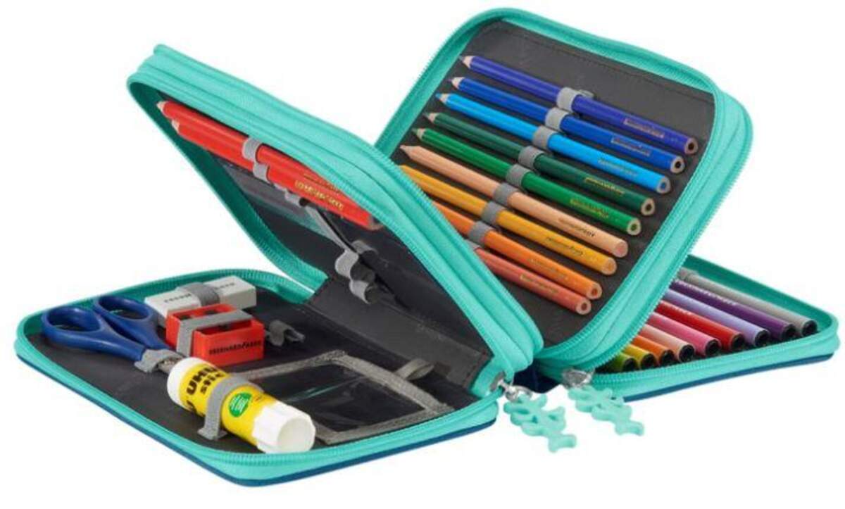 Step by Step XXL-Mäppchen, "Tropical Chameleon", 43-teilig