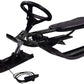 Stiga Schlitten Snowracer Rennrodel Iconic Lenkschlitten für Kinder ICONIC Graphite Grey