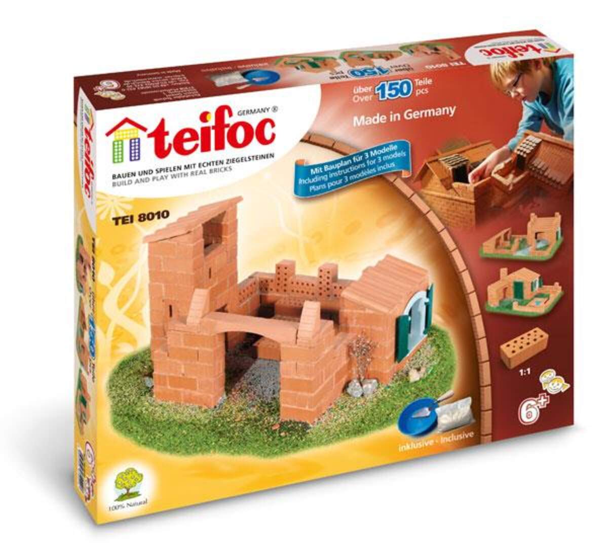 teifoc Steinbaukästen Burg/Haus