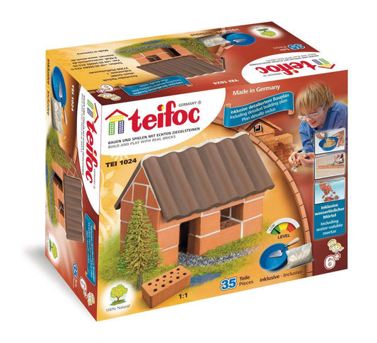 teifoc Steinbaukasten Kleines Einfamilienhaus