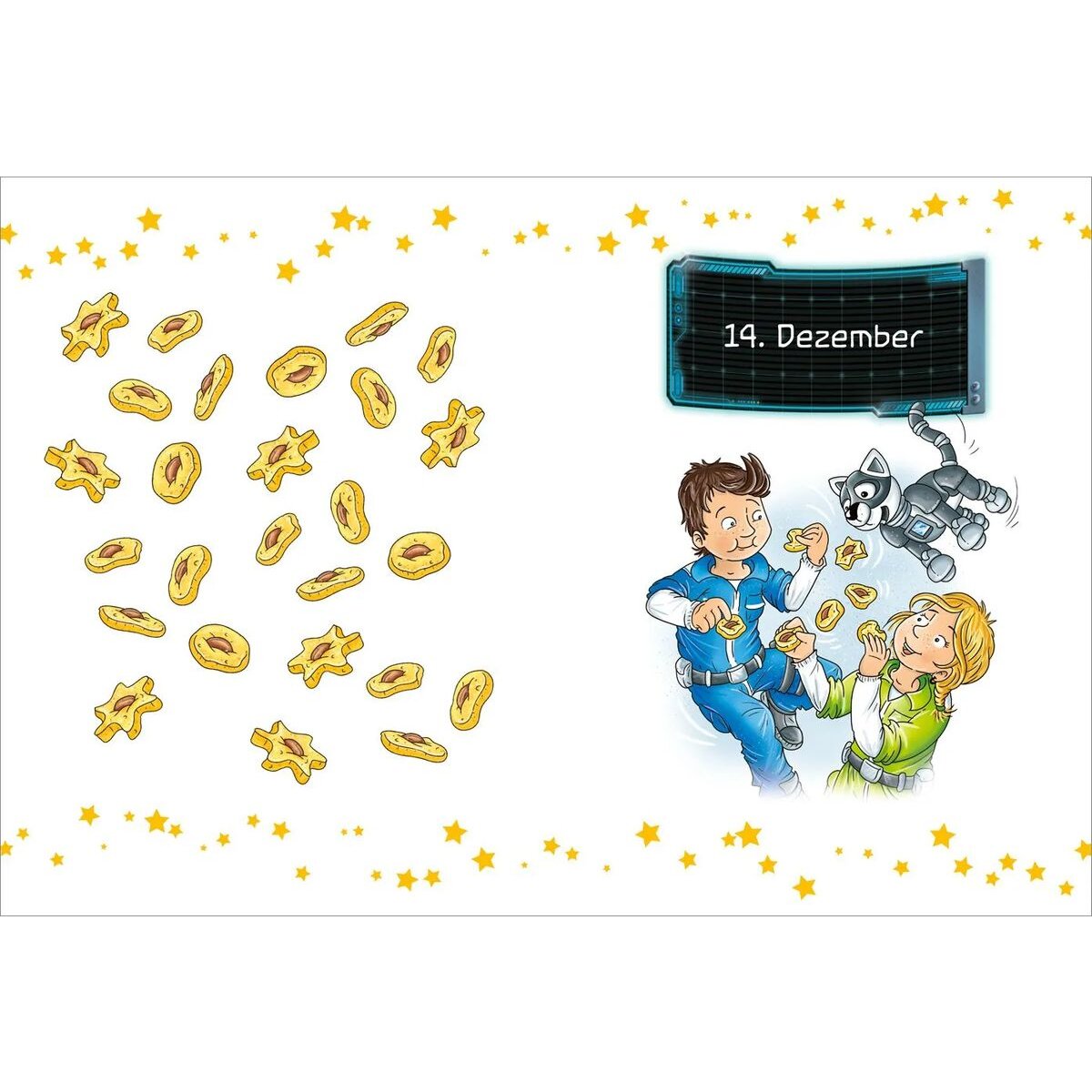 Tessloff Der kleine Major Tom. Adventskalenderbuch. Weihnachten auf Space Camp 1.