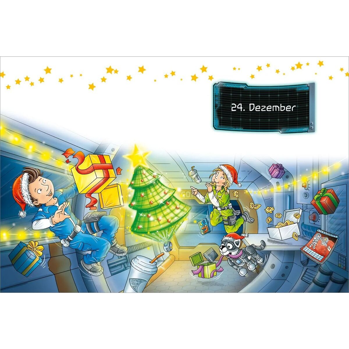 Tessloff Der kleine Major Tom. Adventskalenderbuch. Weihnachten auf Space Camp 1.