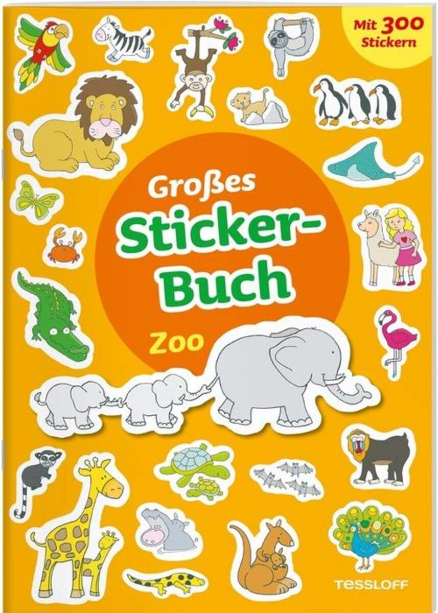 Tessloff Großes Sticker Buch Zoo