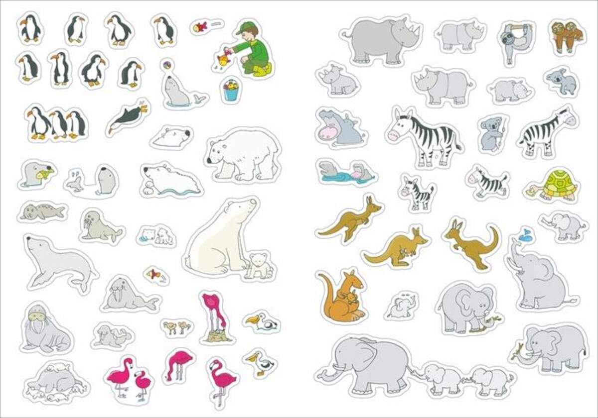Tessloff Großes Sticker Buch Zoo