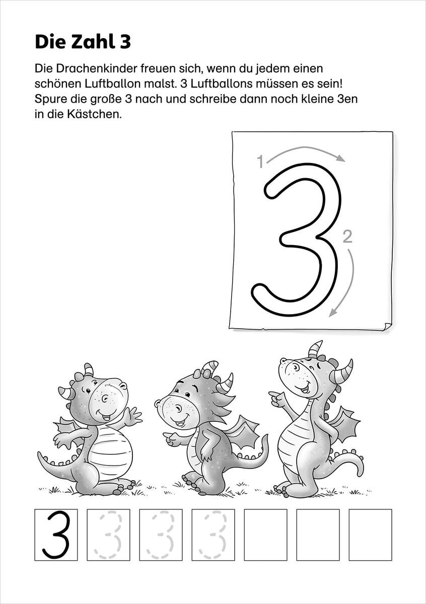 Tessloff LERNSTERN. Mein drachenstarker Vorschulblock. Erste Zahlen
