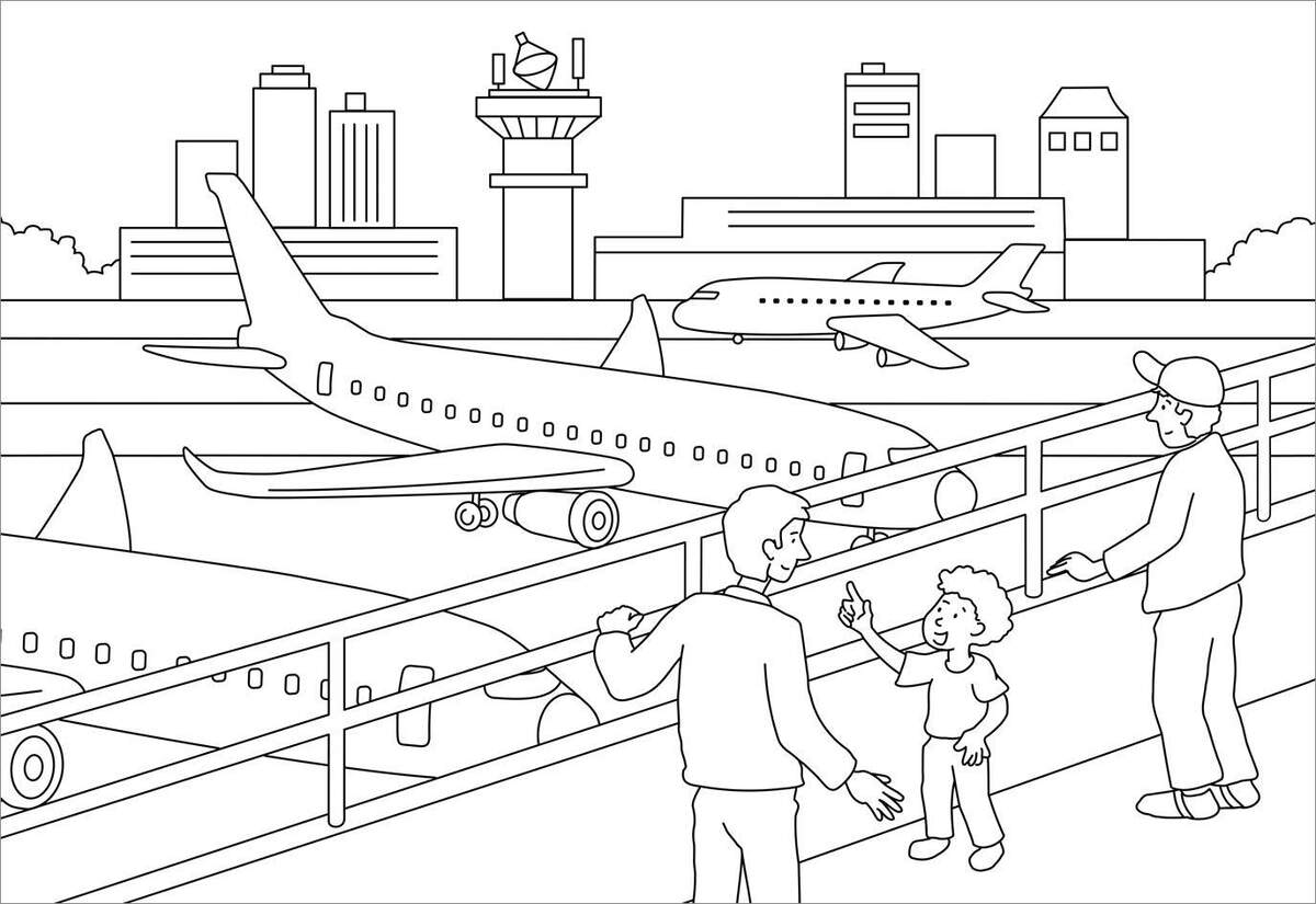 Tessloff Mein Flugzeuge-Malbuch