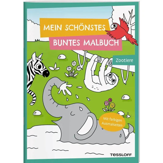 Tessloff Mein schönstes buntes Malbuch. Zootiere