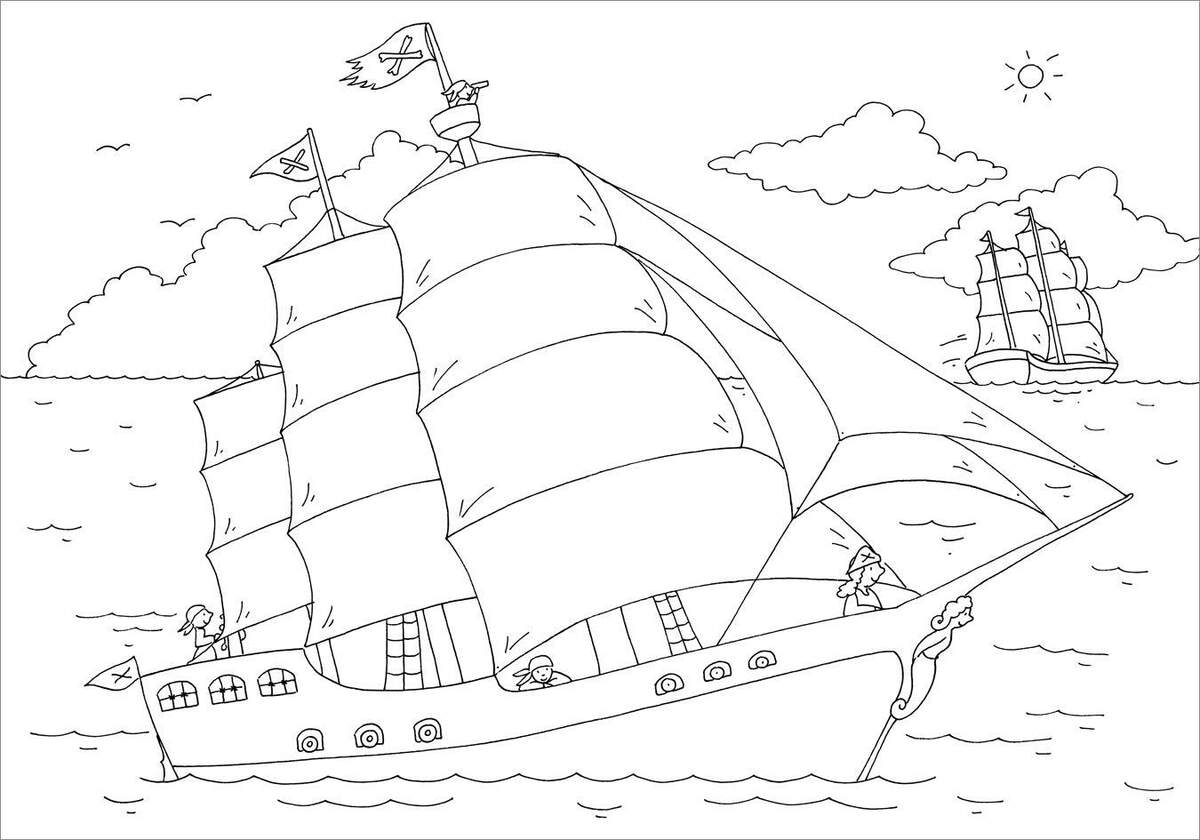 Tessloff Mein schönstes Malbuch - Piraten