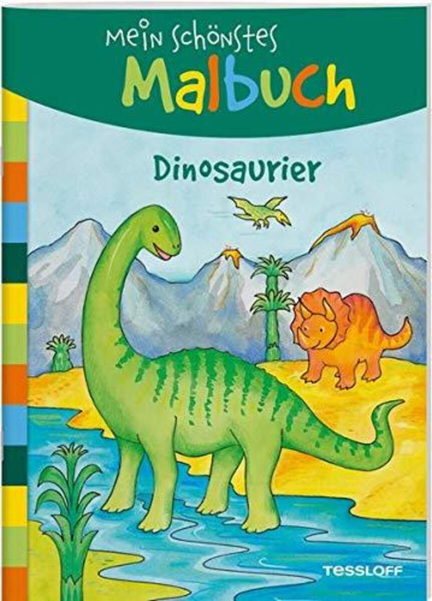 Tessloff Mein schönstes Malbuch. Dinosaurier