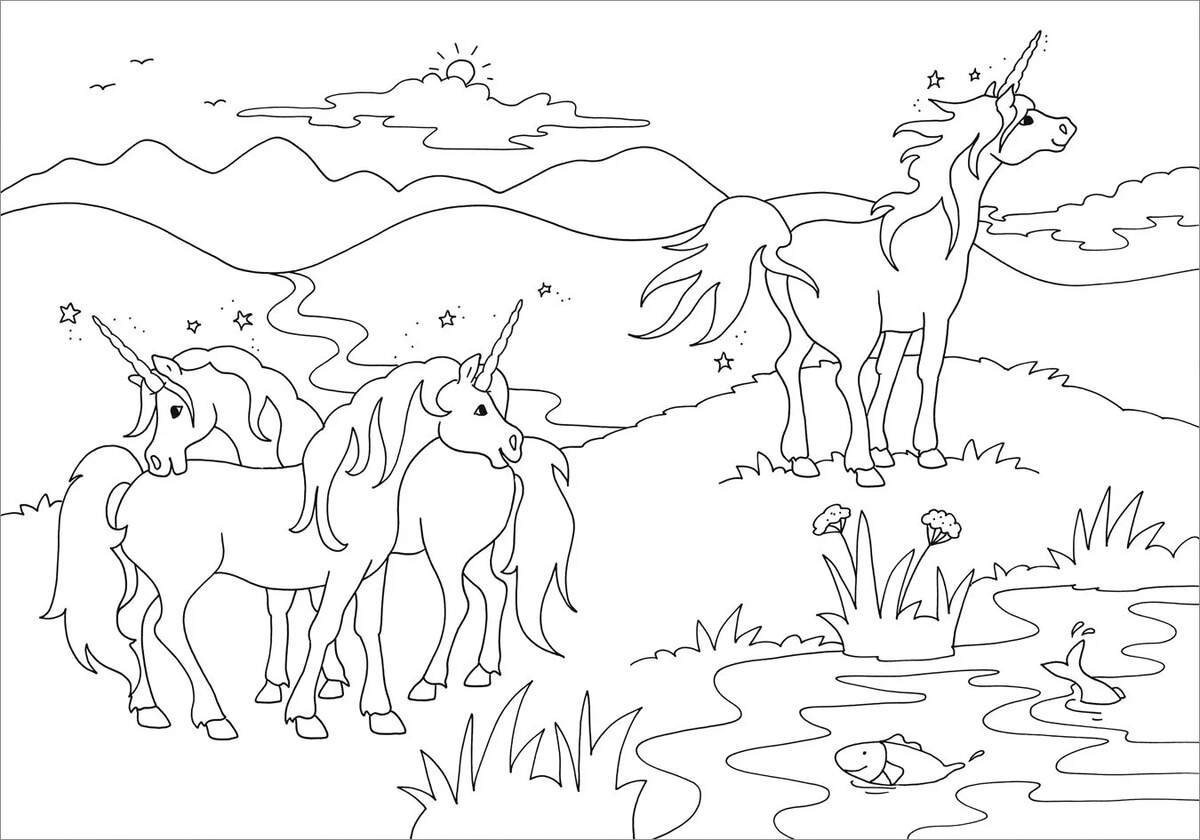 Tessloff Metallic-Sticker Malbuch Einhörner