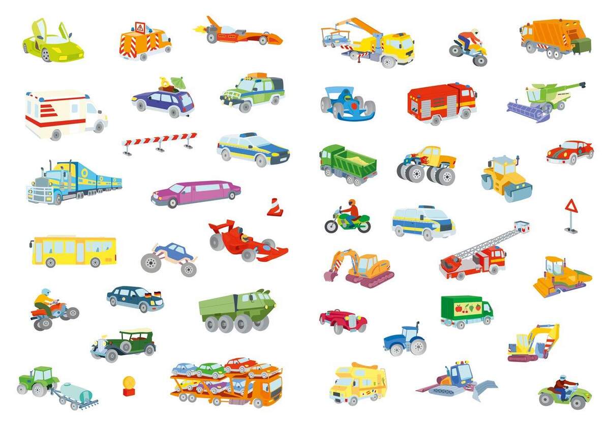 Tessloff Metallic-Sticker Malbuch. Fahrzeuge