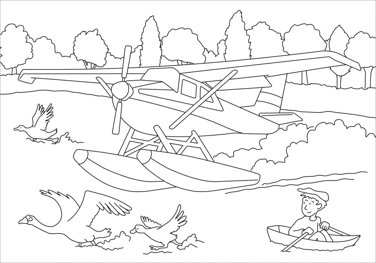 Tessloff Metallic-Sticker Malbuch Flugzeuge