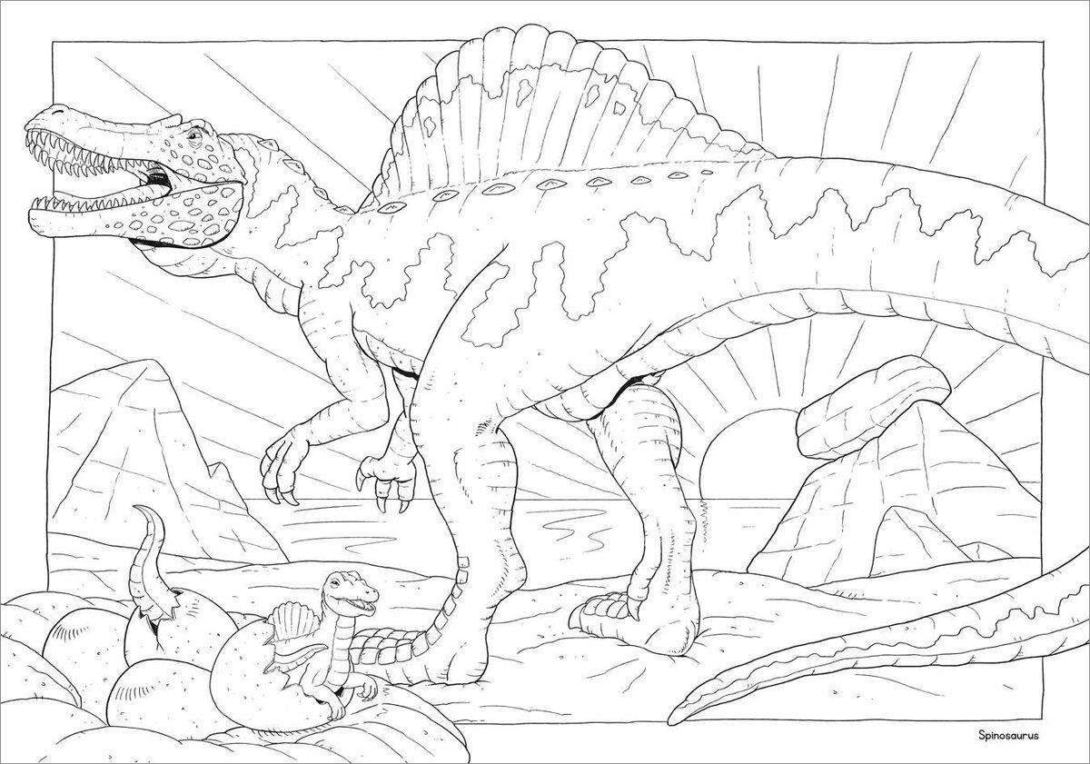Tessloff Sticker-Malbuch - Dinosaurier: 40 Sticker