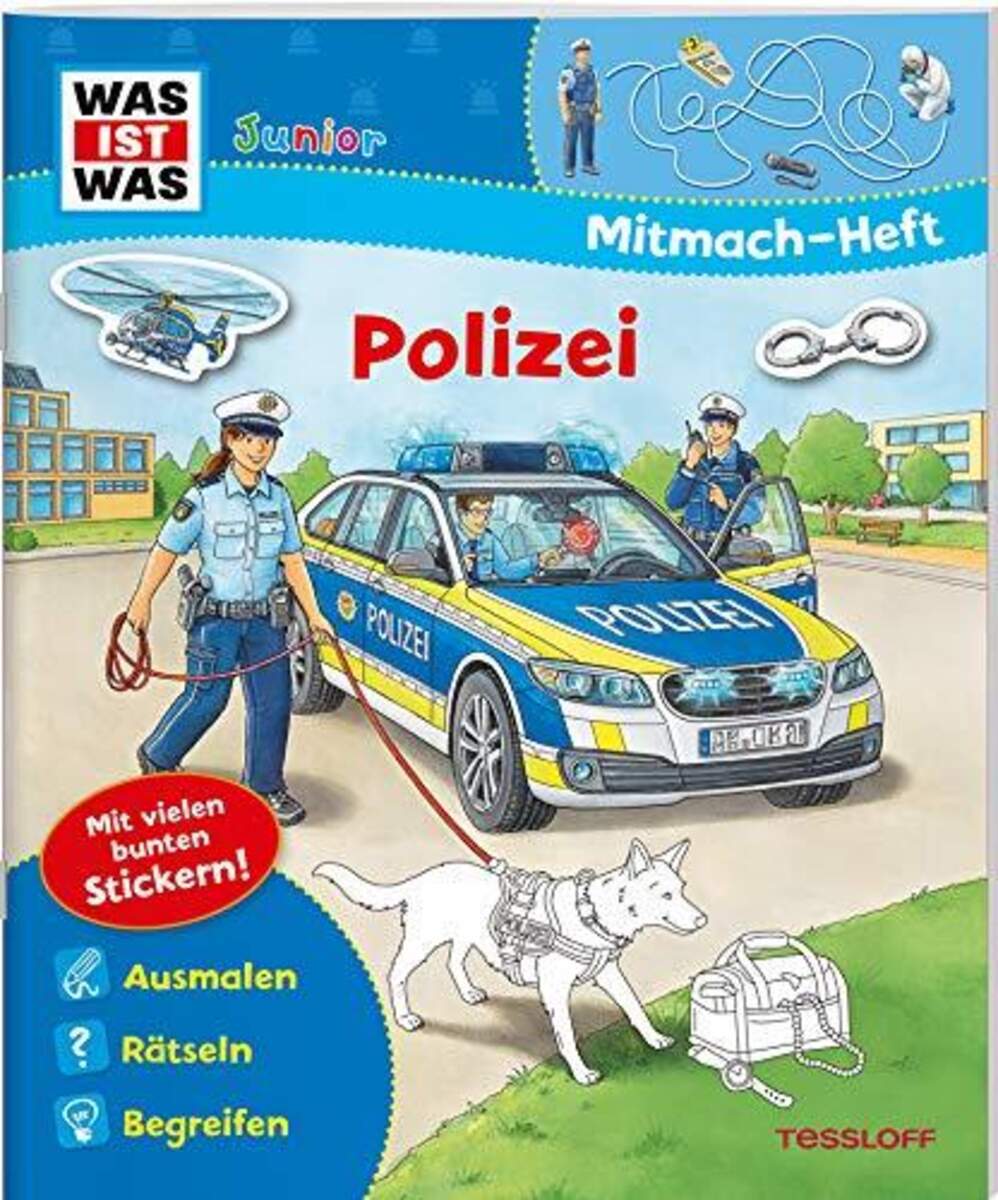 Tessloff WAS IST WAS Junior - Mein Mitmach Heft: Polizei
