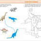 Tessloff Was ist was, Kindergarten - Malen, Rätseln und Stickern bei den Dinosauriern