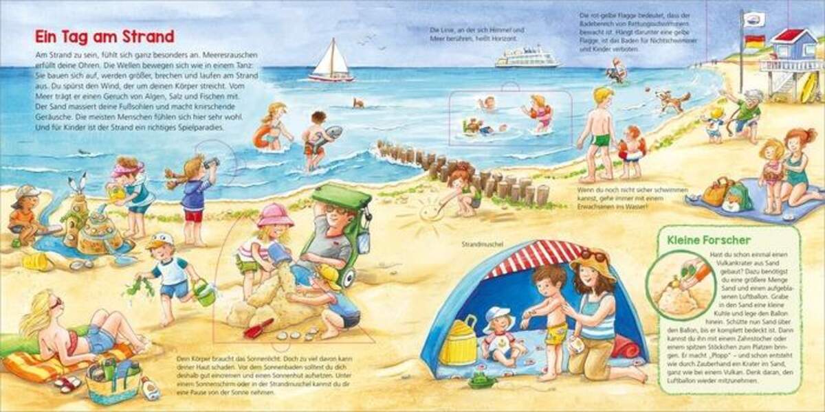 Tessloff WAS IST WAS Kindergarten Band 22. Komm mit zum Strand!