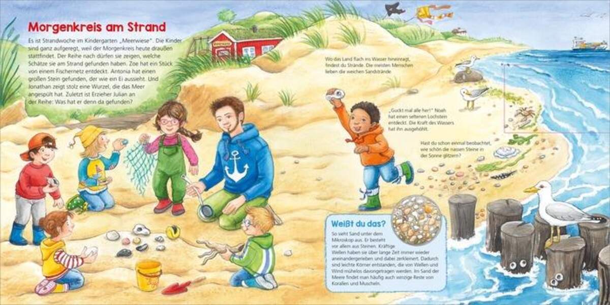 Tessloff WAS IST WAS Kindergarten Band 22. Komm mit zum Strand!