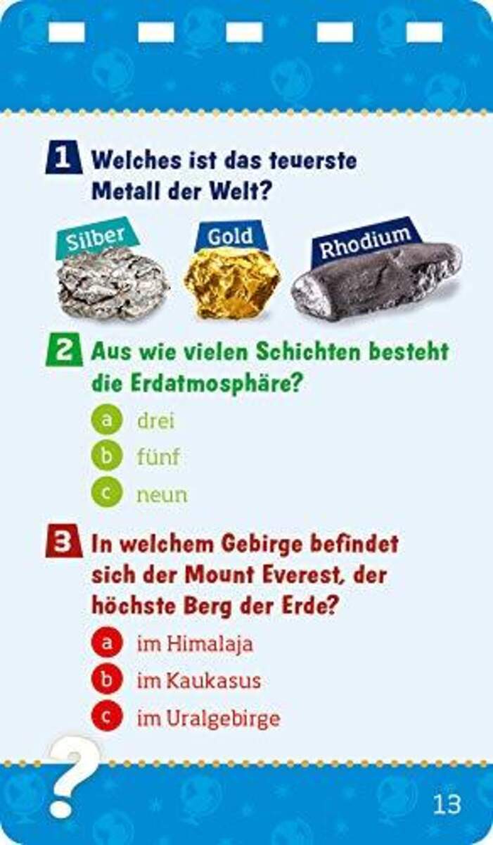 Tessloff WAS IST WAS Quiz Rekorde der Erde: Über 100 Fragen und Antworten!