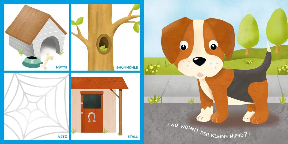Tessloff Wo wohnt der kleine Hund? Tiere und ihr Zuhause