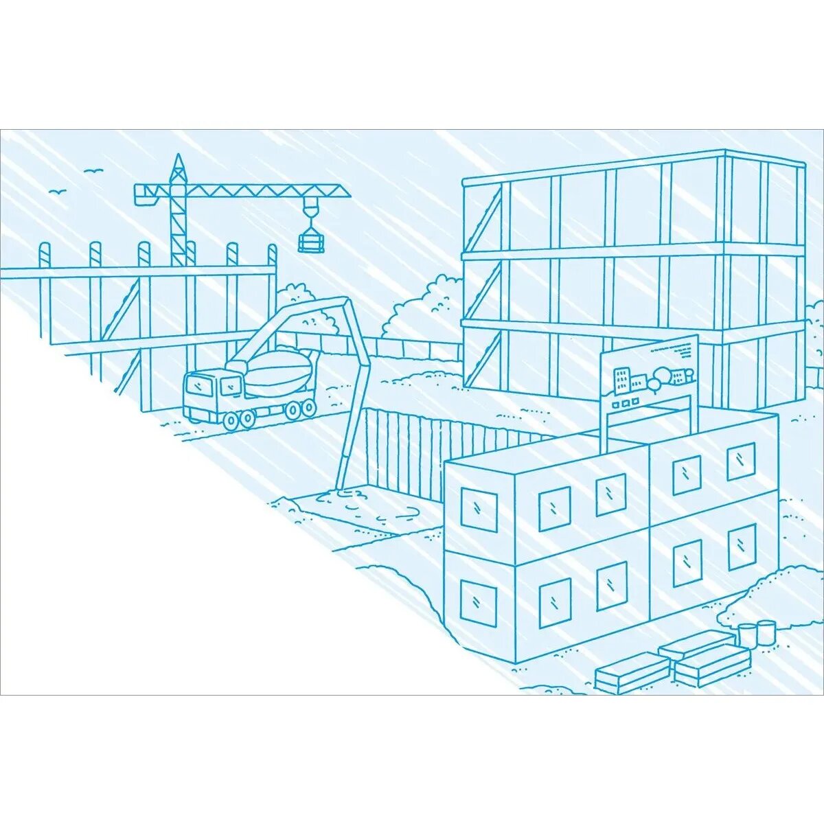 Tessloff Zaubermalbuch. Baustelle